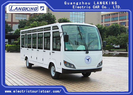 الصين حافلة مكوكية كهربائية بأربع عجلات ، 23 مقعدًا ، بمحرك AC / AC ، ميني باص المزود